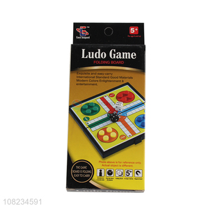 China wholesale folding portable ludo game flying chess games