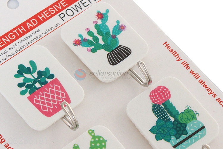 Hot Selling 4 Pieces Multipurpose Sticky Hooks Cheap Wall Hooks