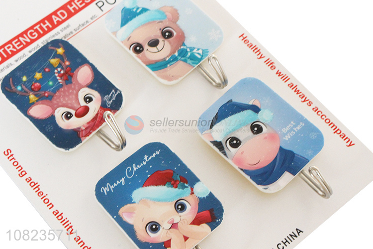 Best Sale 4 Pieces Sticky Hooks Decorative Wall Hooks Set