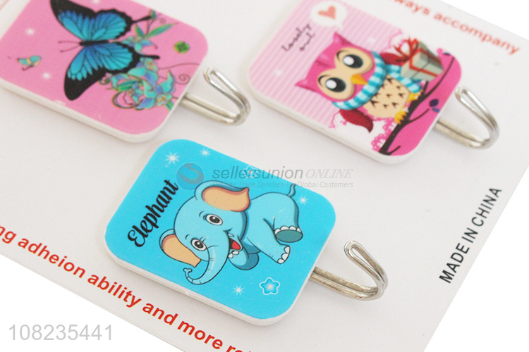 Good Price 3 Pieces Sticky Hooks Fashion Wall Hooks Set