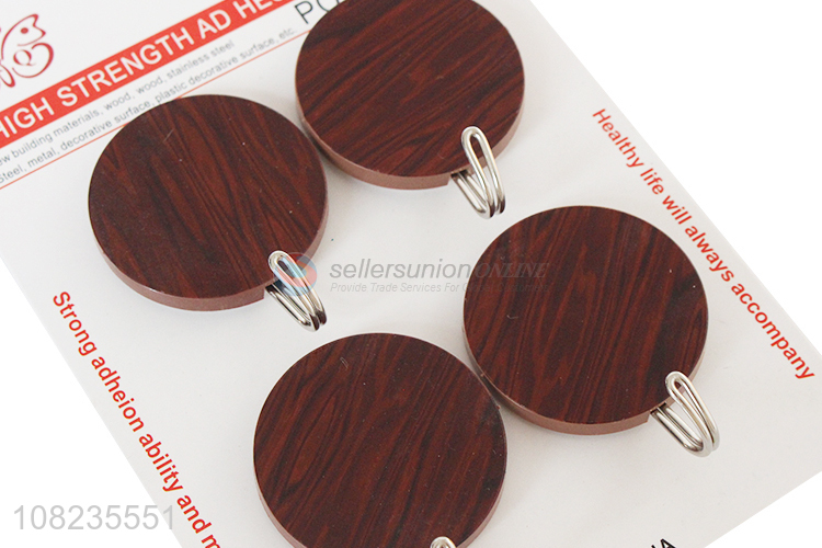 Custom 4 Pieces Heavy Duty Adhesive Hook Fashion Wall Hooks