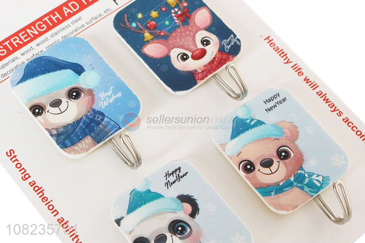Best Price 4 Pieces Sticky Hook Popular Wall Hooks For Home