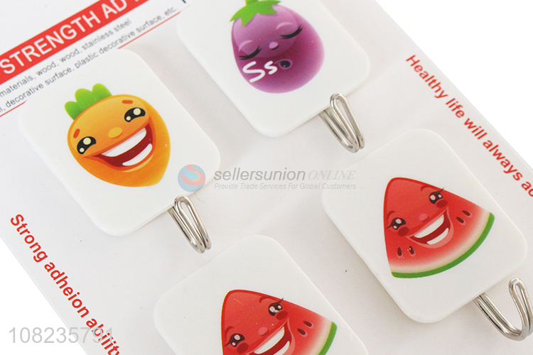 Wholesale 4 Pieces Sticky Hooks Kitchen Wall Hook Set