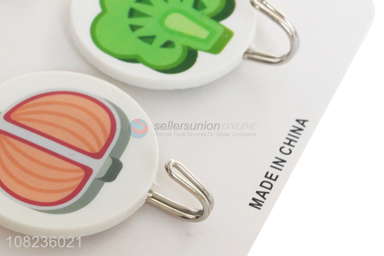 Custom 4 Pieces Adhesive Hook Cheap Round Wall Hooks