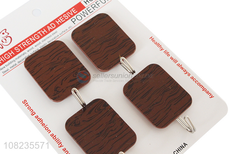 Hot Sale 4 Pieces Kitchen Bathroom Wall Hooks Sticky Hooks