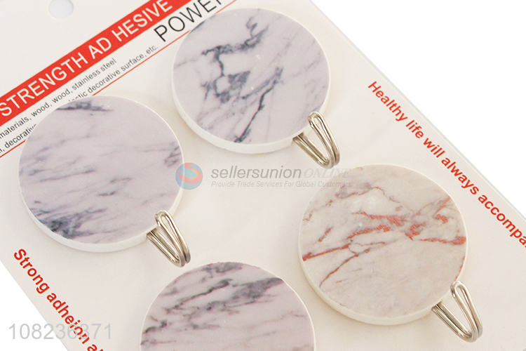 Top Quality 4 Pieces Wall Hooks Multi-Purpose Adhesive Hook