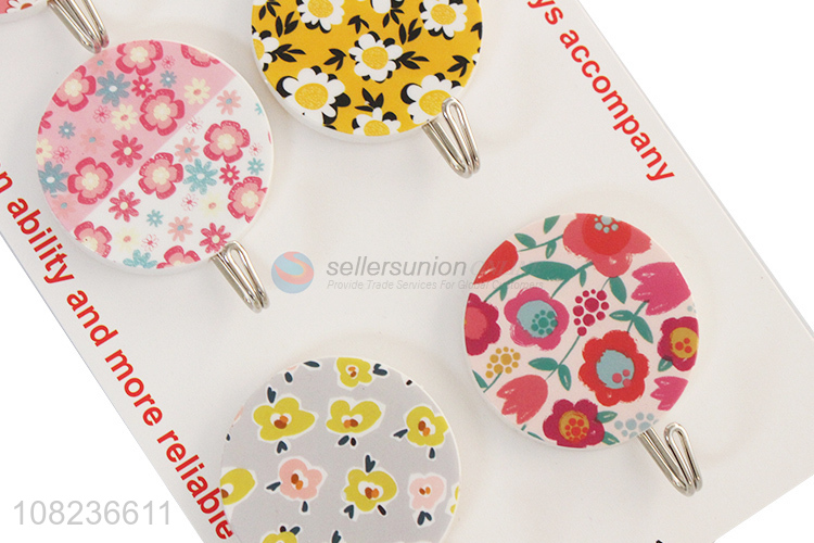 Wholesale 6 Pieces Sticky Hooks Strong Adhesive Hooks Set