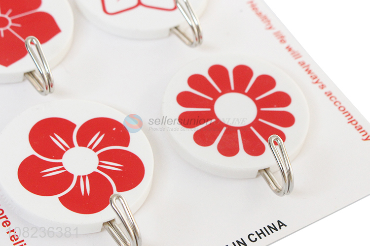 Good Price 4 Pieces Adhesive Hook Fashion Wall Hooks Set