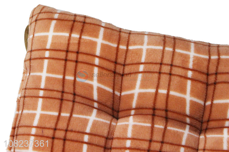 New arrival check pattern stuffed chair cushion sofa floor cushion