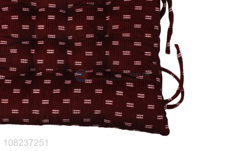 Best selling modern soft thick stool pads chair cushion with ties