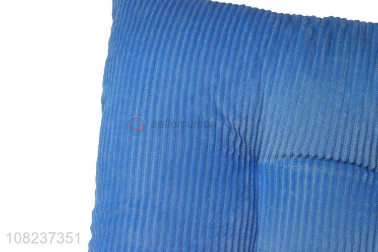 Good price winter corduroy lace chair cushion car seat cushion