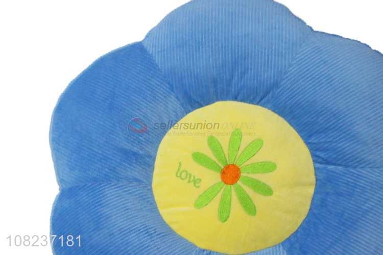 High quality flower shape chair cushion car back support cushion
