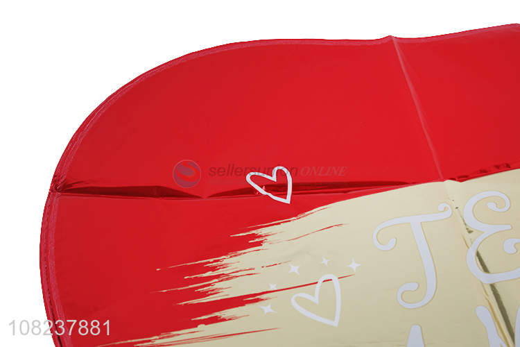Custom Heart Shape Decorative Foil Balloon For Party