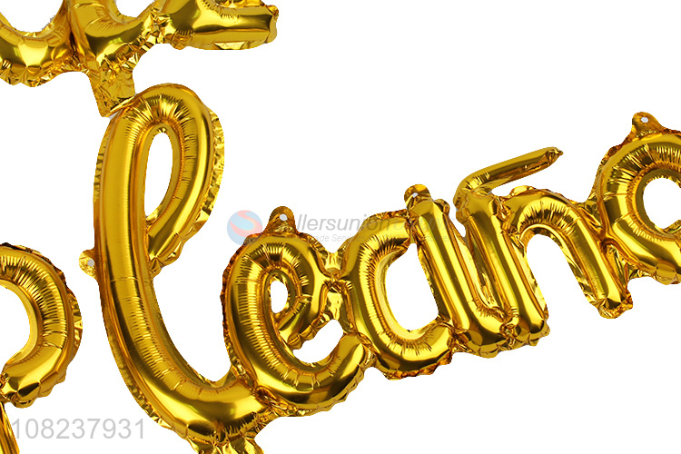 Creative Design Conjoined Letters Foil Balloons For Decoration