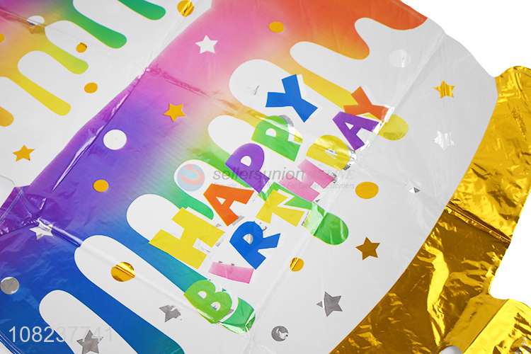 Hot Selling Cake Shape Foil Balloons Birthday Party Balloon