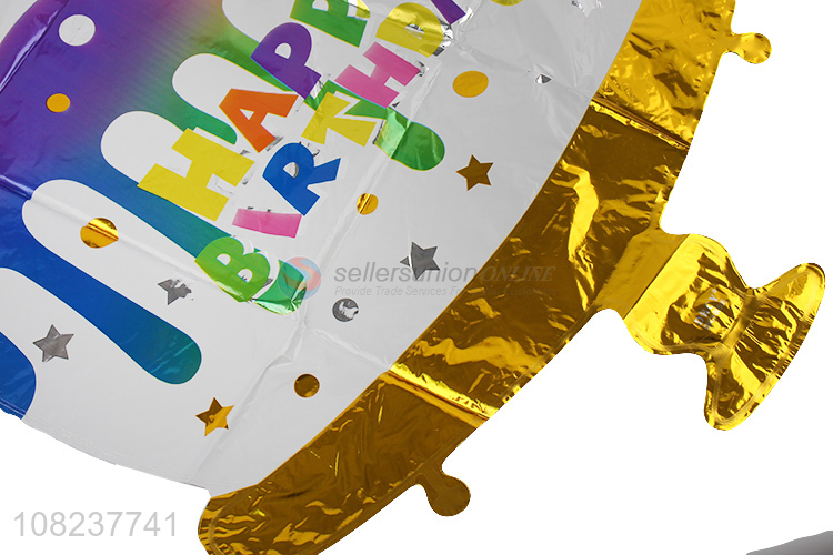 Hot Selling Cake Shape Foil Balloons Birthday Party Balloon