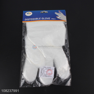 Custom 100 pieces multi-purpose food grade disposable plastic glove
