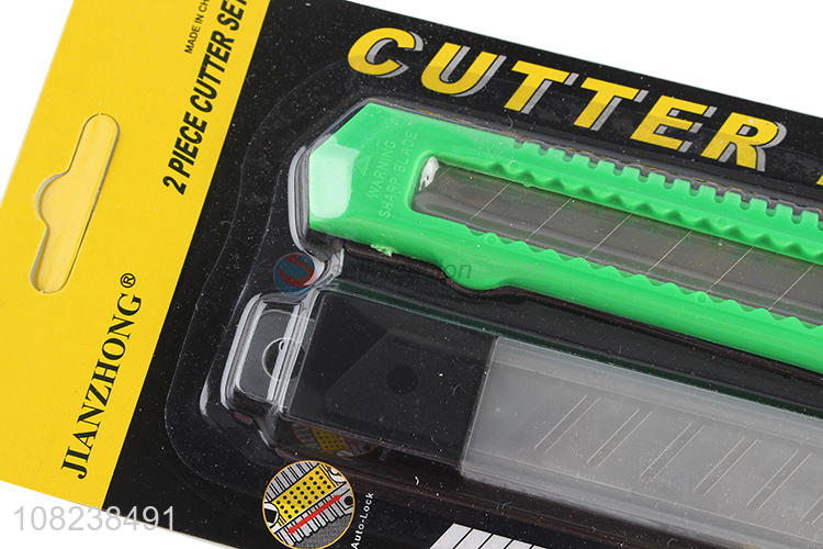 China Yiwu Multipurpose Cutter Knife with Spare Blade