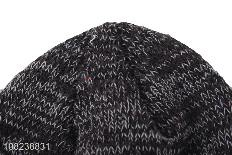 China imports women men winter hat cuffed beanie knitted skull cap
