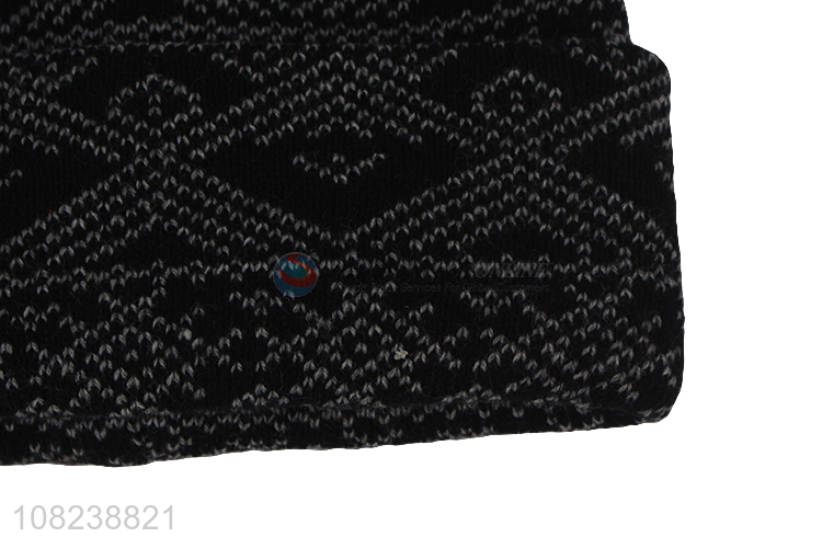 New arrival unisex winter outdoor windproof thick knitted hats beanies