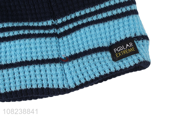 Factory wholesale unisex winter hats men women cuffed knitted ski caps