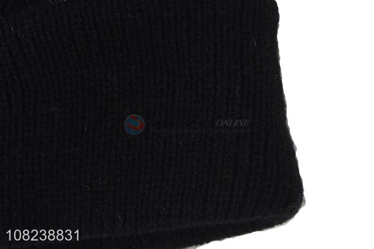 China imports women men winter hat cuffed beanie knitted skull cap