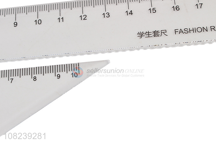 Wholesale Students Stationery Protractor And Ruler Set