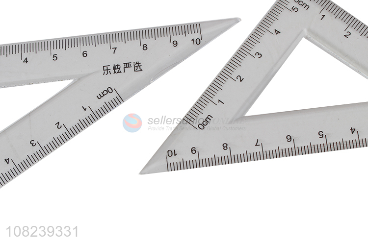 Hot Products Acrylic Geometric Ruler Set For Students