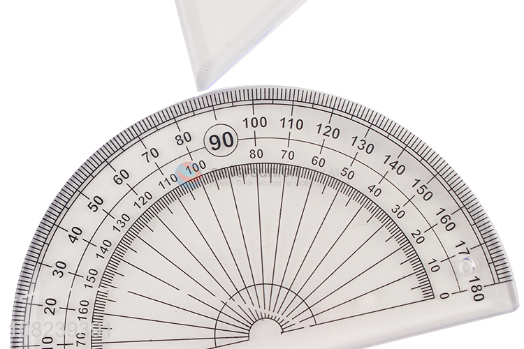 Latest Student Ruler Protractor Triangle Ruler Stationery Set