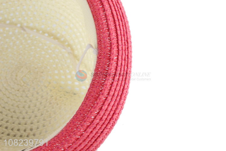 New products cute DIY woven straw hat for sale