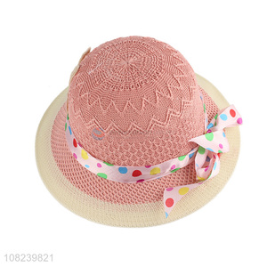 Low price wholesale creative cute hat girls fashion straw hat