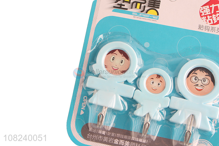 Best Price 3 Pieces Cute Sticky Hook For Room And Kitchen