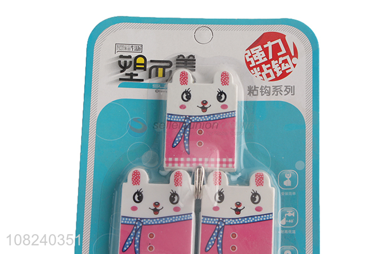 Good Sale Cartoon Sticky Hook Decorative Wall Hook Keys Hanger