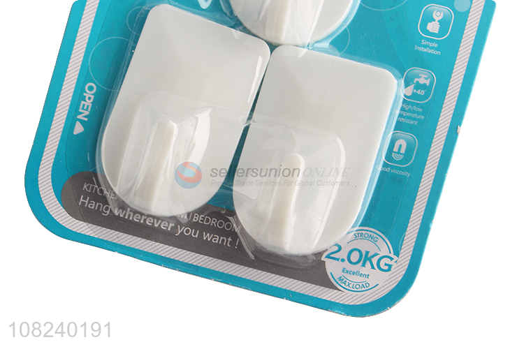 Hot Products Plastic Sticky Hook Heavy Duty Adhesive Hooks