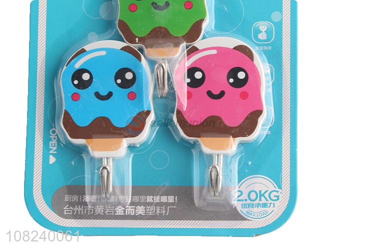 Cartoon Design Sticky Hook Strong Adhesive Hook Wall Hooks