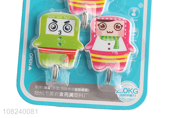 Good Price 3 Pieces Sticky Hook Cute Wall Hook Set