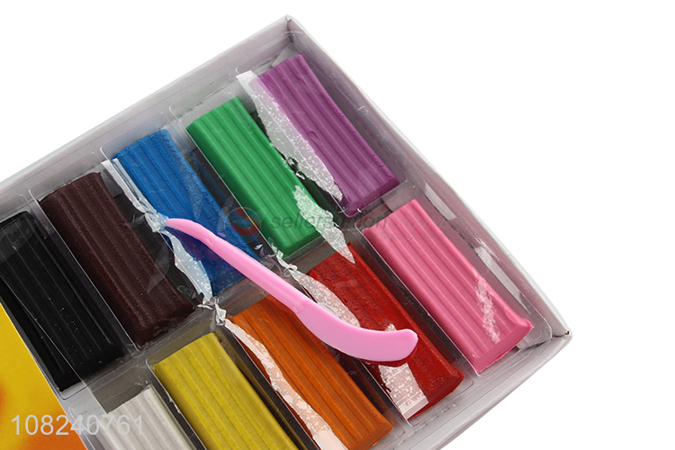 Best selling soft non-toxic kids plasticine clay toys wholesale