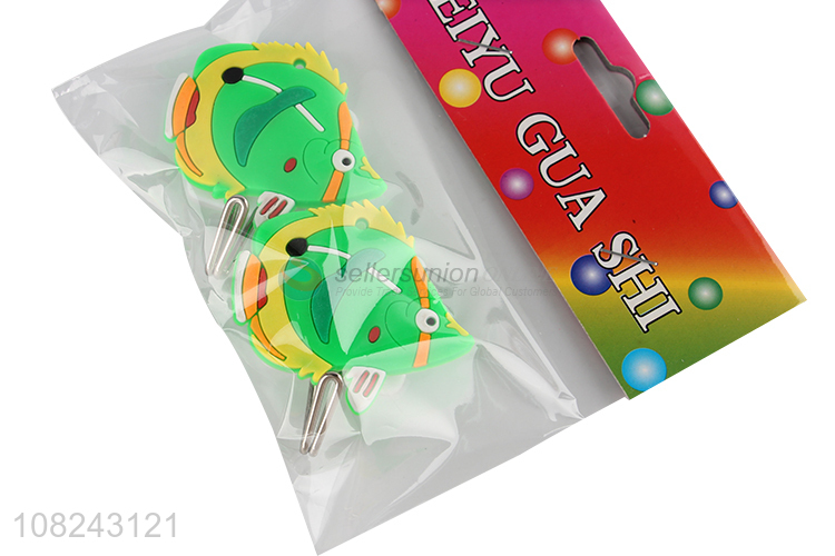 Low price 2 pieces decorative wall hooks heavy duty sticky hooks