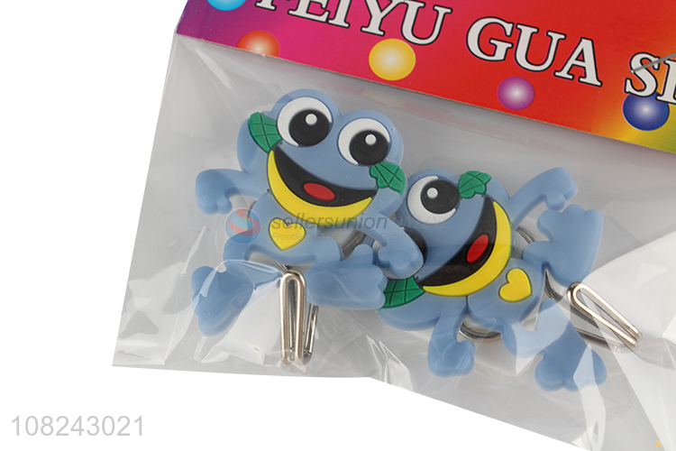 China supplier 2 pieces heavy duty towel hooks plastic sticky hooks