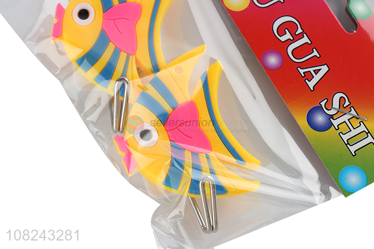 China supplier 2 pieces waterproof oilproof sticky hooks for hanging