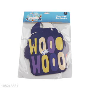 Hot Selling Party Decoration Paper Banners Party Flag