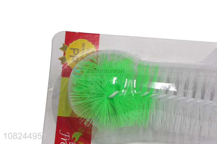 Low price wholesale cleaning brush plastic bottle brush