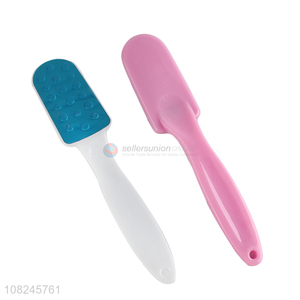 Good price plastic foot file callus remover with long handle