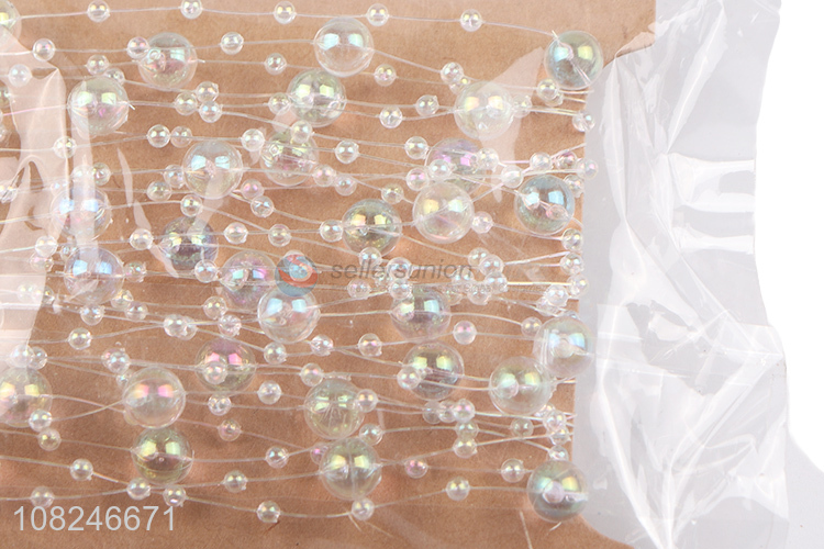 Best quality colourful festival decoration bead chain for party
