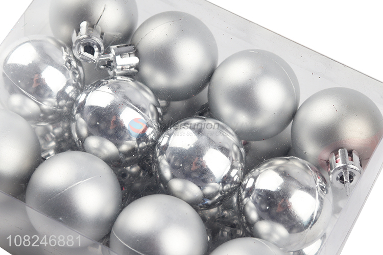 Factory price 24pieces home décor party hanging christmas ball