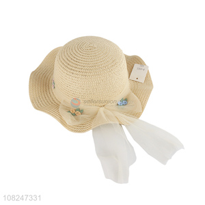 Online wholesale fashion sunhat girls straw hat