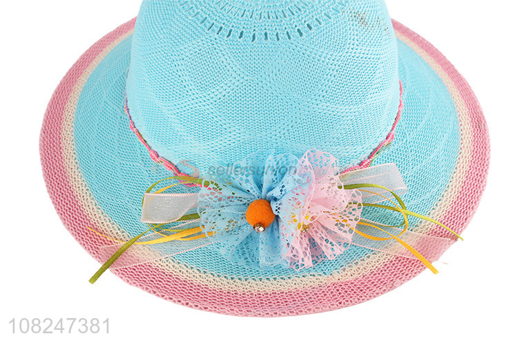 China market creative fashion sunhat girls cute straw hat