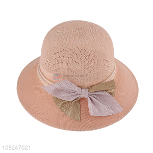 Yiwu wholesale ladies fashion sunhat decorative starw hat