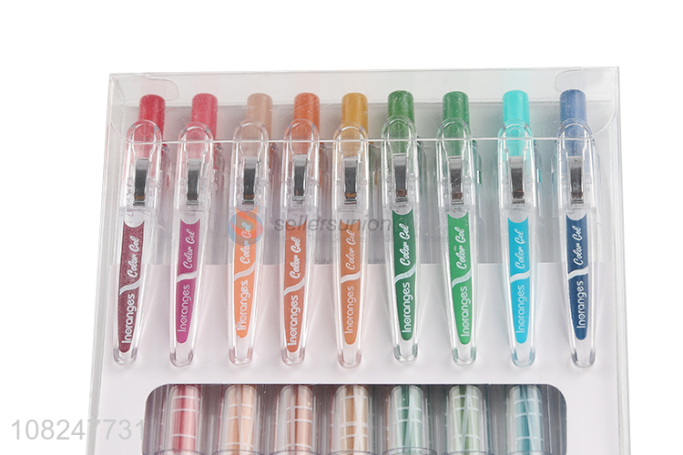 Online wholesale color gel pen hand account pen set