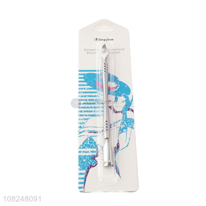 China supplier stainless steel cuticle pusher and cutter nail care cleaner